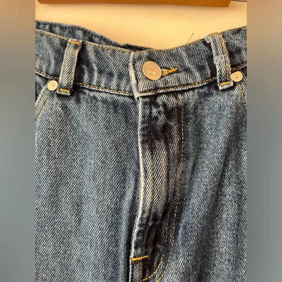 7 For All Mankind DENIM MIDI SKIRT IN BLUENOTE size 28 - Picture 9 of 16